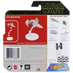 Toy Choo Choo Hot Wheels Star Wars Starships Sith Infiltrator Mattel