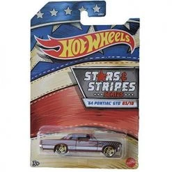 Hot Wheels Stars & Stripes Series '64 Pontiac GTO 3/10, Red