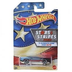Toy Choo Choo Hot Wheels Stars & Stripes Series'71 Plymouth Hemi'Cuda 2/10, Black
