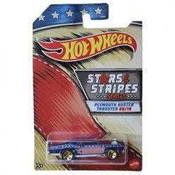 Toy Choo Choo Hot Wheels Stars & Stripes Series Plymouth Duster Thruster 8/10, Blue Mattel