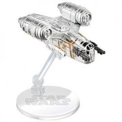 Toy Choo Choo Hot Wheels Starships Star Wars Die-Cast Razor Crest With Flight Stand