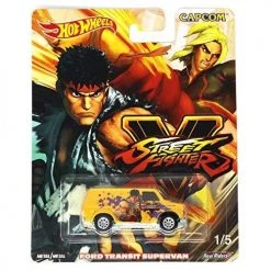 Hot Wheels Street Fighter V 1/5 Ryu Vs Ken Ford Transit Supervan CAPCOM