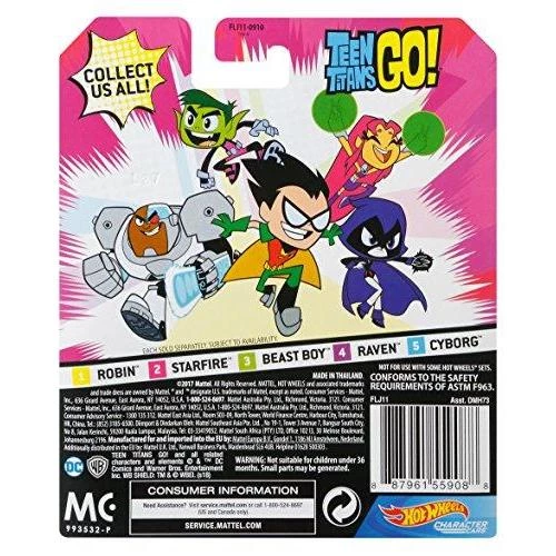 Toy Choo Choo Mattel Hot Wheels Teen Titans Go Cyborg Vehicle, 1:64 Scale 2 Toy Choo Choo Mattel Hot Wheels Teen Titans Go Cyborg Vehicle, 1:64 Scale