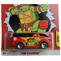 Toy Choo Choo Mattel Hot Wheels TMNT Raphael The Vanster 4/5, Red