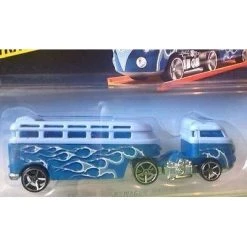 Mattel Hot Wheels Track Stars Custom Volkswagen Hauler Die-Cast, Blue 7 Mattel Hot Wheels Track Stars Custom Volkswagen Hauler Die-Cast, Blue