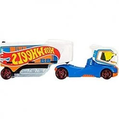 Toy Choo Choo Hot Wheels Track Stars Semi And Trailer - Haulin Heat