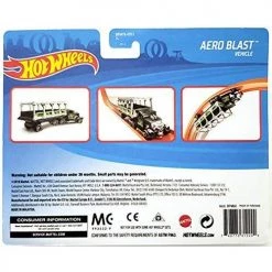 Toy Choo Choo Hot Wheels Track Stars Semi & Trailer - Aero Blast Mattel