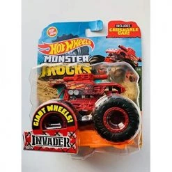 Toy Choo Choo Hot Wheels 2020 Monster Trucks Red Invader With Crushable Car