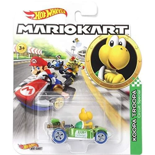 Toy Choo Choo Hot Wheels Character Cars Mario Kart Koopa Troopa Die-cast 1/64 Scale Circuit Special 1 Toy Choo Choo Hot Wheels Character Cars Mario Kart Koopa Troopa Die-cast 1/64 Scale Circuit Special