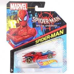 Toy Choo Choo Hot Wheels Character Cars Marvel Spider-Man Into The Spider-Verse