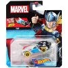 Toy Choo Choo Hot Wheels Character Cars Marvel Thor With Swinging Mjolnir Action Feature
