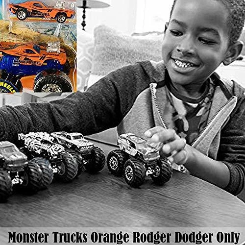 Toy Choo Choo Hot Wheels Monster Trucks 2020 With Free Diecast Car, Orange Rodger Dodger 1:64 Scale 2 Toy Choo Choo Hot Wheels Monster Trucks 2020 With Free Diecast Car, Orange Rodger Dodger 1:64 Scale