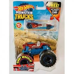 Toy Choo Choo Hot Wheels Monster Trucks 2020 With Free Diecast Car, Red Twin Mill 1:64 Scale