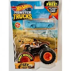 Toy Choo Choo Hot Wheels Monster Trucks 2020 With Free Diecast Car, Tiger Shark 1:64 Scale Mattel