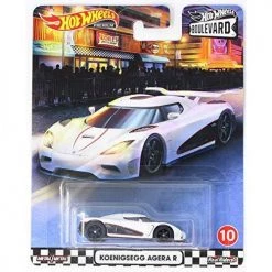 Toy Choo Choo Hot Wheels Premium Boulevard Series Koenigsegg-Agera R, White Mattel