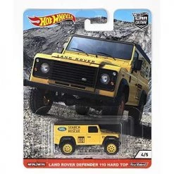 Toy Choo Choo Hot Wheels Premium Car Culture Land Rover Defender 110 Hard Top Wild Terrain 4/5 Search And Rescue Vehicle