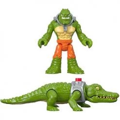 Toy Choo Choo Imaginext Fisher Price DC Super Friends, K Croc & Crocodile Pet
