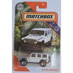 Toy Choo Choo Matchbox 2018 Jeep Wrangler JL [Rubicon] 64/100, Pearl White