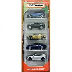 Toy Choo Choo Mattel Matchbox 2019 Auto Bahn Express 5-Pack ~ 2015 Mercedes-Benz GLE Coupe, Lamborghini LM002, Audi R8, Bentley Continental GT, Volvo V60 Wagon