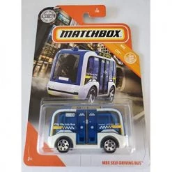 Toy Choo Choo Mattel Matchbox 2020 MBX City MBX Self-Driving Bus, Blue 3/100