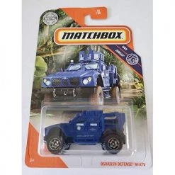Toy Choo Choo Matchbox 2020 MBX Jungle OshKosh Defense M-ATV, Blue 70/100