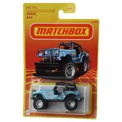 Matchbox Jeep 4x4 6/12 Cool Mud Blue