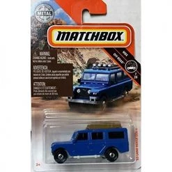 Toy Choo Choo Matchbox '65 Land Rover GEN II Blue Mattel