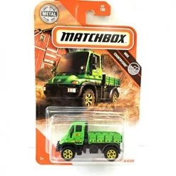 Toy Choo Choo Mattel Matchbox Contryside Mercedes Benz Unimog U300 97/100, Green