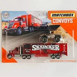 Toy Choo Choo Matchbox Convoys Series Lonestar Cab Box Trailer With 1972 Ford Bronco 4x4 Mattel