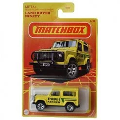 Toy Choo Choo Matchbox Land Rover Ninety 5/12, Yellow