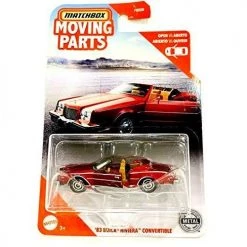 Toy Choo Choo Matchbox Moving Parts '83 Buick Riviera Convertible Red 1:64 Scale Vehicle