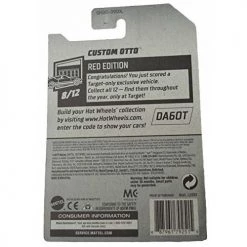 Toy Choo Choo Hot Wheels Red Edition 8/12 Custom Otto 173/250, Red