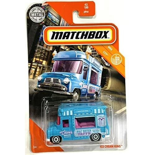 Toy Choo Choo MB Matchbox Ice Cream K1ng 43/100 (Baby Blue) Mattel 1 Toy Choo Choo MB Matchbox Ice Cream K1ng 43/100 (Baby Blue) Mattel