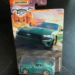 Toy Choo Choo MBX Matchbox '19 Ford Mustang Coupe 6/12, Forest Green