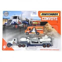 Toy Choo Choo Mattel MBX Matchbox Convoys Lonestar Cab And Rocket Trailer With Express Delivery