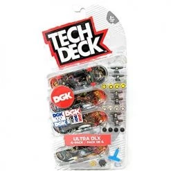 Spin Master Tech Deck Fingerboards DGK Ultra DLX 4-Pack Skateboards #20122892