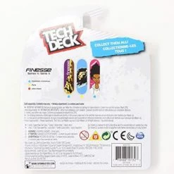 Spin Master Tech Deck Fingerboards Finesse Skateboards Series 11 Steve James Always Keep The Dream Alive Complete Deck