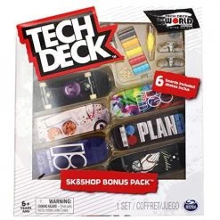 Spin Master Tech Deck Fingerboards Plan B Skateboards Sk8shop 6 Deck Bonus Pack World Edition Limited Series