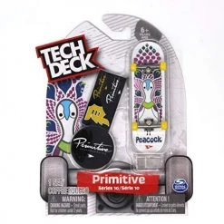 Spin Master Tech Deck Fingerboards Primitive Skateboarding Rare Series 10 Brian Peacock Pendleton Zoo Complete Deck