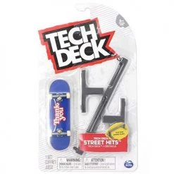 Spin Master Tech Deck Fingerboards TD Street Hits Flat Bar And Thank You Skateboards Logo Complete Deck