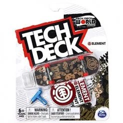 Spin Master Tech Deck World Edition Limited Series Element Skateboards Rare Nyjah Huston Make It Rain Complete Deck