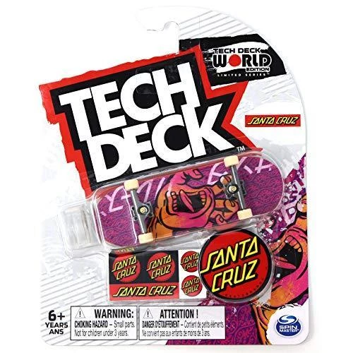Spin Master Tech Deck World Edition Limited Series Santa Cruz Skateboards Japanese Screaming Hand Complete Deck 1 Spin Master Tech Deck World Edition Limited Series Santa Cruz Skateboards Japanese Screaming Hand Complete Deck