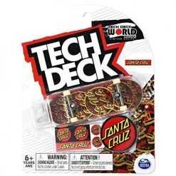 Spin Master Tech Deck World Edition Limited Series Santa Cruz Skateboards Rare Japanese Blossom Dot Complete Deck