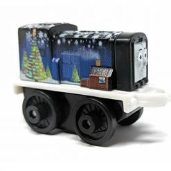 Toy Choo Choo Fisher-Price Thomas & Friends Mini Train Christmas Diesel 2 Inch Scale Engine