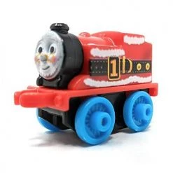 Toy Choo Choo Thomas & Friends Mini Train Christmas Santa Claus Thomas 2 Inch Scale Engine