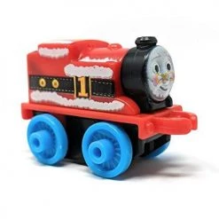 Toy Choo Choo Thomas & Friends Mini Train Christmas Santa Claus Thomas 2 Inch Scale Engine