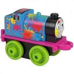 Toy Choo Choo Thomas & Friends Mini Train Neon Splatter Edward 2 Inch Scale Engine