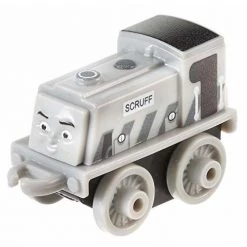 Fisher-Price Thomas & Friends Mini Train Old School Mono Scruff 2 Inch Scale Engine