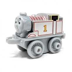 Toy Choo Choo Fisher-Price Thomas & Friends Mini Train Special Edition Metallic Platinum Thomas 2 Inch Scale Engine