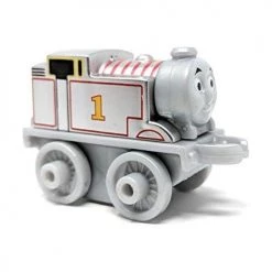 Toy Choo Choo Fisher-Price Thomas & Friends Mini Train Special Edition Metallic Platinum Thomas 2 Inch Scale Engine